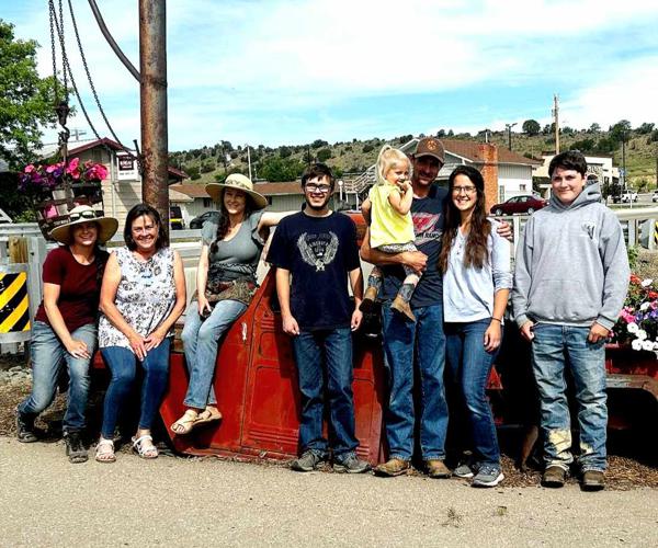 Mitchell with his family